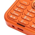 thumbnail image 2 of Xirurus Unlocked Flip Phone i17 Air Dual SIM 2G Mobile Phone with 1.77 inch Display, Large Buttons, 1000mAh Battery, Loud Speaker, Bluetooth, MP3, Orange, 2 of 9