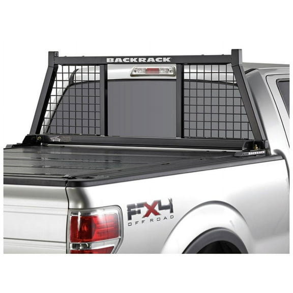BACKRACK by RealTruck Half Safety Rack Frame Only | Black, No Drill | 147SM | Compatible with 1999-2024 Ford F-250/F-350/F-450; 2017-2024 Ford F-550