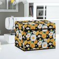 thumbnail image 5 of HELLHERO Sewing Machine Cloth Cover with Pockets for Extra Accessories Washable Dustproof Zipper Pouch Keep Clean and Safe Daisies, 5 of 8