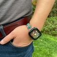 thumbnail image 5 of Suitable for Apple Watch Strap Bohemian Style Family Style IWatch Metal Turquoise Bracelet, 5 of 7