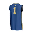 thumbnail image 3 of Unisex GameDay Greats #1 Navy North Carolina A&T Aggies Lightweight Basketball Fashion Jersey, 3 of 4