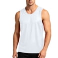 thumbnail image 2 of Qiyinn Men's Sleeveless Vest Tank Top | Casual Solid Color Muscle Vest for Gym, Summer Layering, 2 of 7
