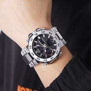 Men's Watches Outdoor Sports Waterproof Military Watch Tactical Digital Analog Wrist Watch Date Multi Function Led Large Face Alarm Stopwatch for Man