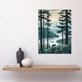 thumbnail image 2 of Great Bear Rainforest Coastal Mountain Landscape Large Wall Art Poster Print Thick Paper 18X24 Inch, 2 of 5