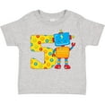 thumbnail image 3 of Inktastic This Robot is Five Fifth Birthday Boys or Girls Toddler T-Shirt, 3 of 5
