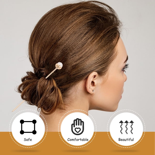 VERDANVERSE 4Ud Horquillas Chinas Con Para Largo Accesorios Para Bodas Y