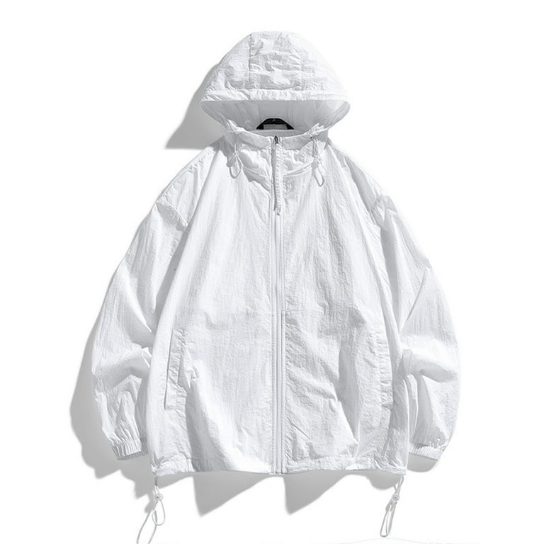 SSAAVKUY Men's Lightweight Windbreaker Jacket with Hood SSAAVKUY Men's Lightweight Windbreaker Jacket with Hood