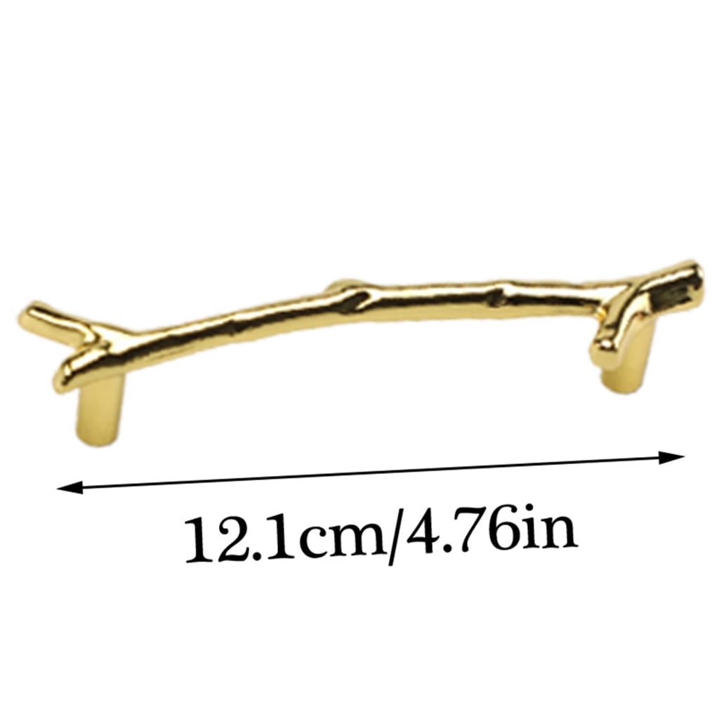 lanema 10pcs Decorative Gold Door Knobs for Cabinets and Drawers Household Use