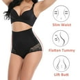 thumbnail image 4 of QRIC Women High Waist Tummy Control Panties Shapewear Butt Lifter Body Shaper Slimming Lace Underwear Shorts, 4 of 6