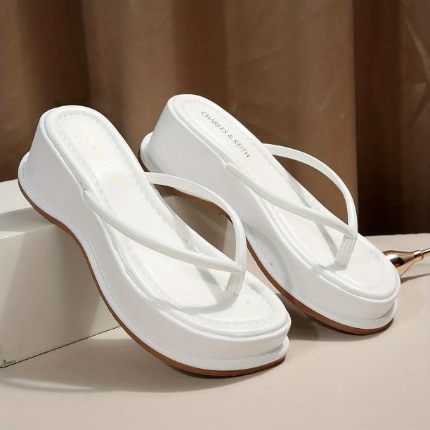 Sandalias de plataforma con punta de clip para mujer: ¡salga con estilo y comodidad este verano!