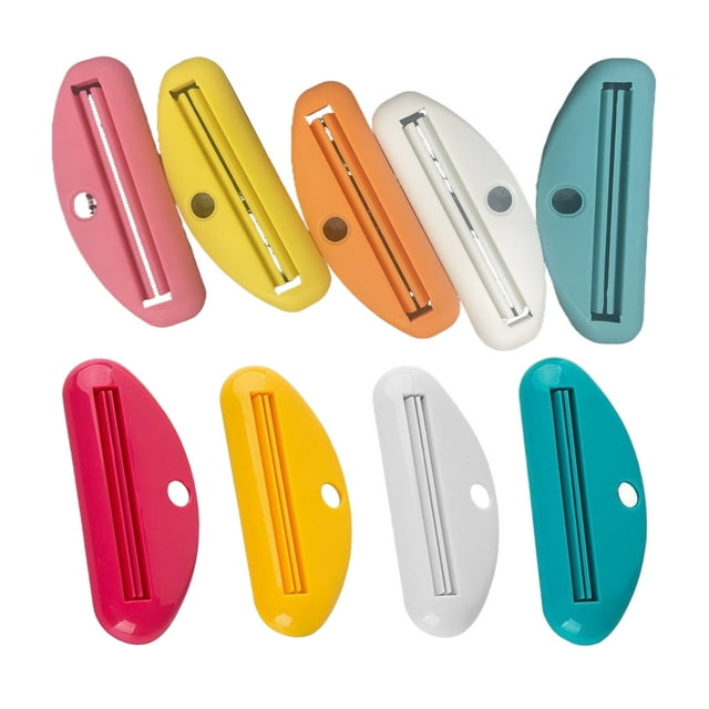 Decodeary Tube Squeezer Tube Plastic Bathroom Or Tube Squeezer Plastic Tube -up 9pcs(Random color)