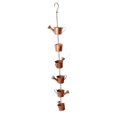 thumbnail image 1 of Kettle Rain Chain Elegant Stable Metal Hanging Kettle Rain Chain for Garden Artwork Decoration, 1 of 5