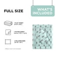 thumbnail image 6 of Regency Heights Full Size Cotton Flannel Sheet Set, 4-Piece Flannel Bed Sheets Full, 100% Cotton Bed Sheets Set with Deep Pocket, Aqua French Bulldog, 6 of 7