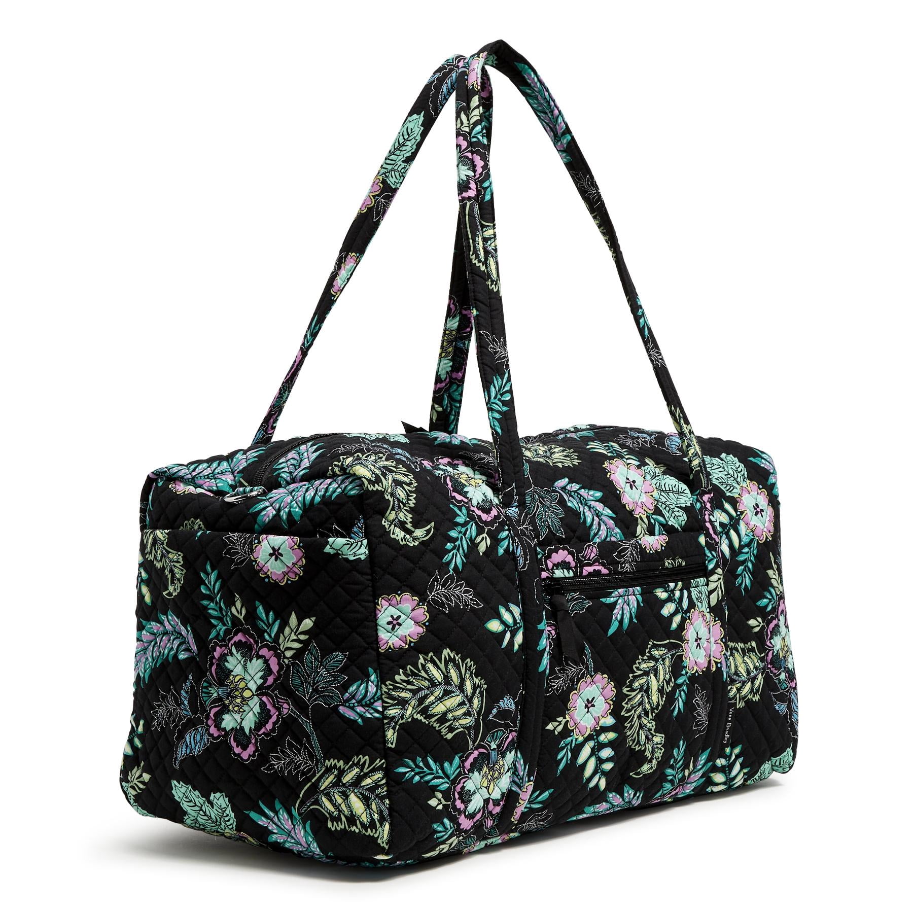 Vera Bradley Women's Cotton Large Travel Duffel Bag Island Garden