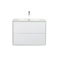 thumbnail image 2 of SERA Fleur Coiffeuse de Salle de Bain Blanche, 2 of 4