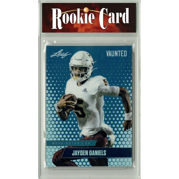 Certified Mint+ Jayden Daniels 2024 Leaf Vaunted Metal #VM-07 Blue 20 Made Rookie Card Washington Commanders