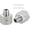 2, variant on 1 Pack 316 Stainless Steel Male to Adapter, 3/4" NPT x 1/2" Hex Nipple Pipe Extension Fitting for Industrial, Automotive, Fluid Transfer, Home Gardening, Water
