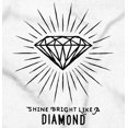 thumbnail image 2 of Shine Bright Diamond Cute Positive Women's Graphic T Shirt Tees Brisco Brands M, 2 of 5