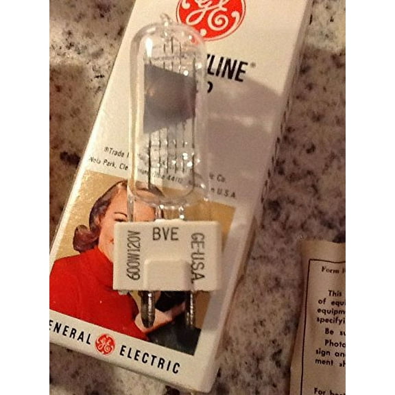 GE BVE QUARTZLINE PROJECTION LAMP 120 V 600 W