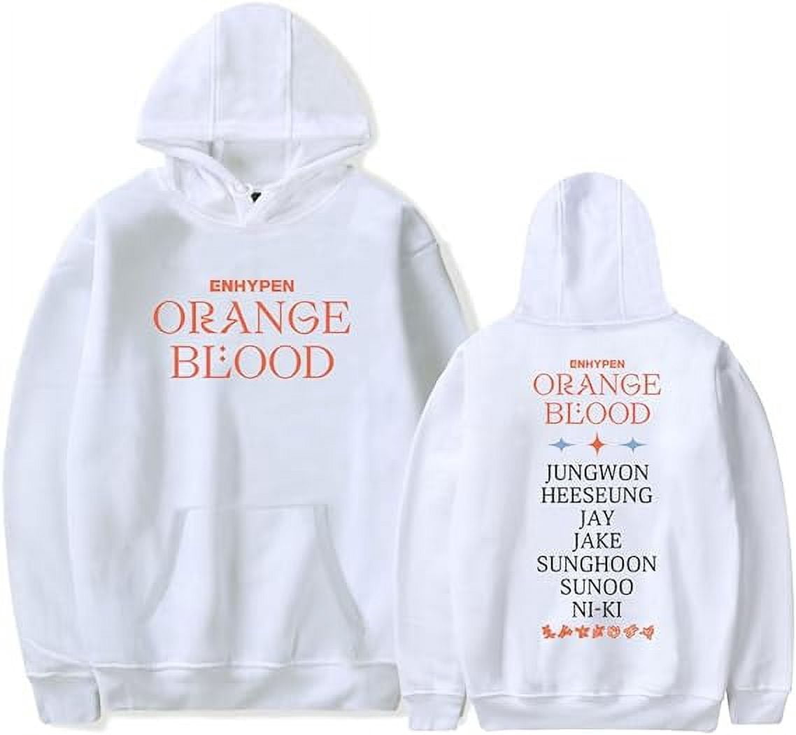 Kpop Enhypen Merch En World Tour Fashion Hoodie Long Sleeve