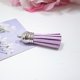 thumbnail image 4 of Matsuzay 28 piezas llavero dijes creativo delicado llavero colgante borlas Simple bolso decoración borla artesanía decoración DIY accesorio Artesanía Púrpura claro Matsuzay HA059646-16B, 4 of 6