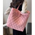 thumbnail image 4 of Kukuzhu Quilted Shoulder Bag Women's Padding Down Cotton Hobo Purse Handbag Large Work Totes Top Handle Bag with Zipper, 4 of 8