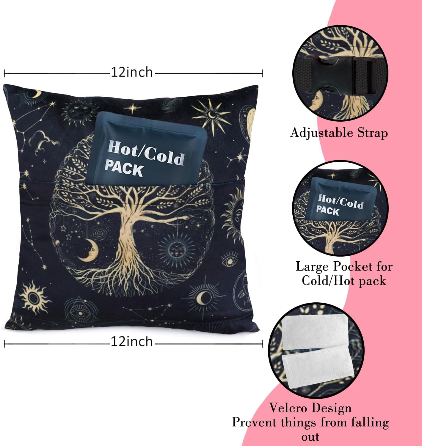 Hysterectomy Pillow C Section Recovery Surgery for Women Mastectomy Pillows Post Tummy Pillow Cushion After Abdominal Surgery Gifts Hysterectomy Recovery Must Haves Insertable Ice Pack