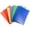 Orange, Red, Yellow, Purple, Green, Dark Blue, variant on HOMEIORA Plastic Folders with Pockets and Prongs, 2 Pocket Plastic Folders with Prongs and Brads for School, Home, and Work, 4 Pack - Multicolor