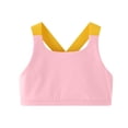 thumbnail image 3 of WUANDIXFA Training Bra for Girls Training Bra Seamless Sports Bras for Teens Girls with Racerback Removable Pads,Pink,5-6 Years, 3 of 4