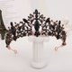 thumbnail image 3 of Nvzi Tiara de boda para novia, diadema de princesa, corona de novia, joyería para el cabello con diamantes de imitación de cristal,graduación, boda, fiesta de disfraces (blanco), 3 of 4