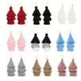 thumbnail image 2 of sweethay 1 par de pendientes de borla bohemios gotas para los oídos pendiente de joyería exagerada Ropa, zapatos y accesorios Miscelánea Negro, 2 of 6