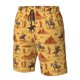 thumbnail image 4 of Balery Brave Cowboys Traje de Baño Estilo Hawaiano para Hombre, Shorts de Secado Rápido con Bolsillos-Small, 4 of 6