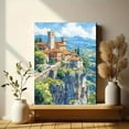 thumbnail image 6 of Italian Clifftop Village Canvas Print/Wall Art， Suitable for Living Room， Dining Room， and Hotel Decoration, 6 of 8