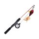 thumbnail image 2 of Greeniant Juego interactivo con caña de pescar en forma de pez, juguete para gato, caña de pescar para gato, juguetes con plumas de plástico Juguetes para gatos pescado rojo, 2 of 6