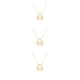 thumbnail image 2 of Collar de constelaciones de amistad Qarigey Ins colgante Libra oro, 2 of 6