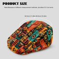 thumbnail image 4 of Chririnla Retro Tribal Forward Beret Hat with Polyester Fabric, Adjustable Forward Head Cap for Men and Women, Suitable for Driving and Summer Daily Wear, 4 of 4