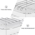 thumbnail image 3 of Stainless Steel Fryer Rack for Kitchen Use Durable and Smooth Perfect for BBQ 1 Set Silver, 3 of 8