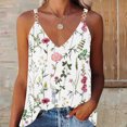 thumbnail image 4 of JINMGG Women's Summer Casual Sleeveless Blouse V Neck Tops T-Shirt Vest for Women Green M, 4 of 6