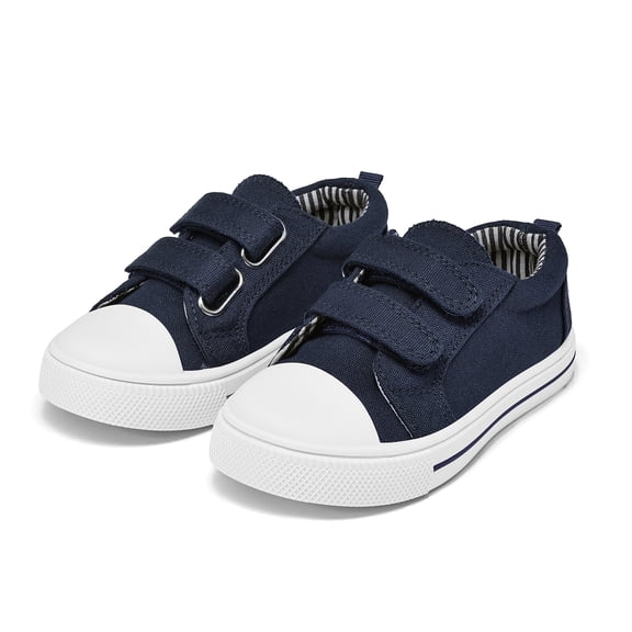Bocca Kid's Walking Sneakers Dark Blue Boys Canvas Shoes Size 12