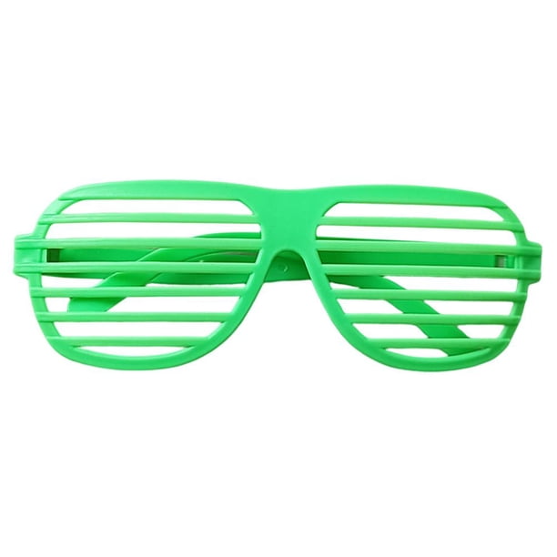 Gafas divertidas Los mejores regalos Fiesta de cristal Festival Trajes Accesorios (Verde)