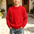 thumbnail image 4 of Guluxicc Kids Girls Turtleneck Cable Knit Sweater Long Sleeve Chunky Pullover Sweaters Fall Winter Loose Tops 3-8 Years, 4 of 9