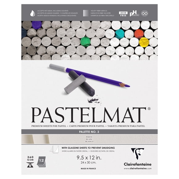 Clairefontaine Premium Pastelmat Pad, 9" X 12", Pl3