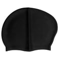 thumbnail image 2 of Gorro De Natación, Suave, Portátil, Cómodo, Antideslizante, Protector De Cabeza De Natación Con Protección Para Los Oídos Para Cabello Largo OTVIAP Negro, 2 of 8