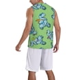 thumbnail image 2 of Naloa Motorcycle Riding Dinosaur Basketball Jersey Reversible Men's Mesh Athletic Sports Shirts Training Practice S-4XLLarge, 2 of 6