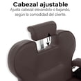 thumbnail image 4 of Sillón Barber Onof  SB-001  Hidraulico Silla Estetica Chocolate, 4 of 9