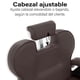 thumbnail image 4 of Sillón Barber Onof  SB-001  Hidraulico Silla Estetica Chocolate, 4 of 9