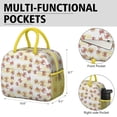 thumbnail image 6 of Lunch Bag Lunch Box for Women Reusable Insulated Lunch Bags,Water-Resistant Cute Mini Red Crab Cooler Lunch Tote Bag, Large Capacity for Work Travel Picnic, 6 of 6