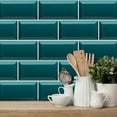 thumbnail image 2 of Sumhomie 9/45/90Pcs Tiles PVC Wall Sticker Kit Waterproof Furniture Decal Kitchen Wall Decor, 2 of 4