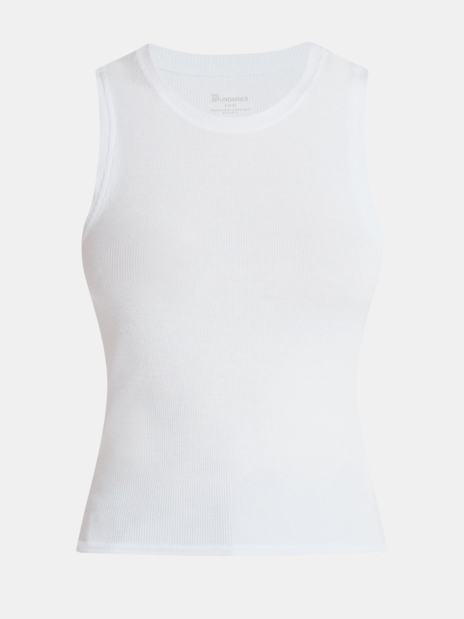 No Boundaries Fitted Crewneck Tank Top, Women’s