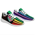 thumbnail image 5 of Unisex Rainbow Sneakers, LGBT Shoes for Men Women Lightweight Breathable Running Shoes White Size 13, 5 of 7